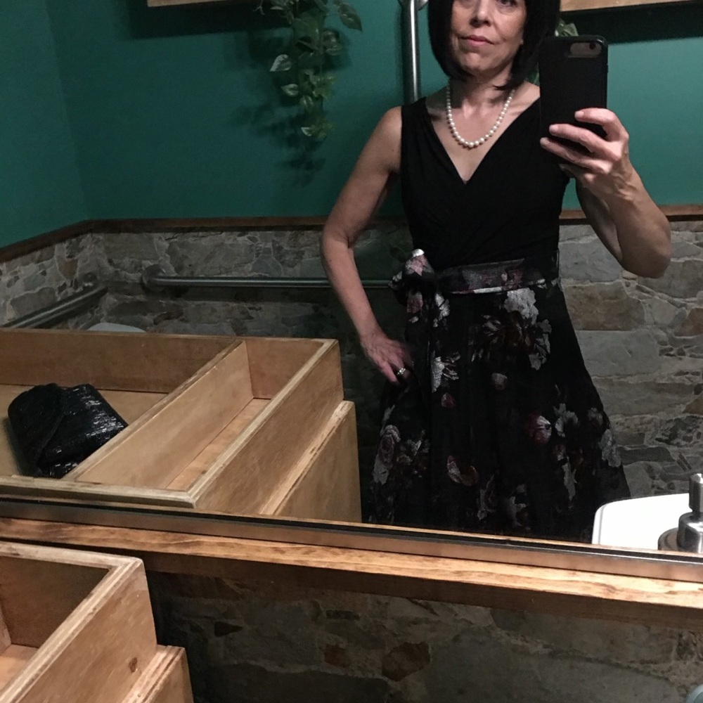Eliza J 0P Sleeveless Wrap Bodice Gown - Picture 6 of 6